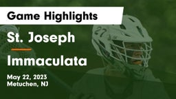 St. Joseph  vs Immaculata  Game Highlights - May 22, 2023