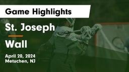 St. Joseph  vs Wall  Game Highlights - April 20, 2024