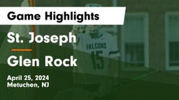 St. Joseph  vs Glen Rock  Game Highlights - April 25, 2024