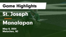 St. Joseph  vs Manalapan  Game Highlights - May 8, 2024