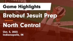 Brebeuf Jesuit Prep  vs North Central  Game Highlights - Oct. 5, 2023