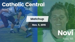 Matchup: Catholic Central vs. Novi  2016