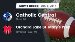 Recap: Catholic Central  vs. Orchard Lake St. Mary's Prep 2017