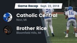 Recap: Catholic Central  vs. Brother Rice  2018