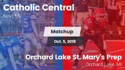 Matchup: Catholic Central vs. Orchard Lake St. Mary's Prep 2018