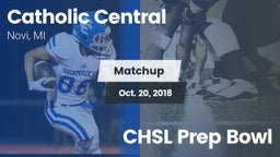 Matchup: Catholic Central vs. CHSL Prep Bowl 2018