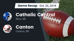 Recap: Catholic Central  vs. Canton  2018