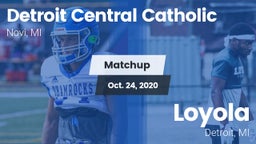 Matchup: Catholic Central vs. Loyola  2020