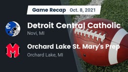 Recap: Detroit Central Catholic  vs. Orchard Lake St. Mary's Prep 2021