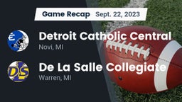 Recap: Detroit Catholic Central  vs. De La Salle Collegiate 2023