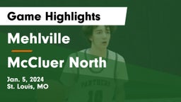 Mehlville  vs McCluer North  Game Highlights - Jan. 5, 2024