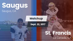 Matchup: Saugus  vs. St. Francis  2017