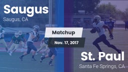 Matchup: Saugus  vs. St. Paul  2017