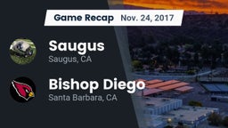Recap: Saugus  vs. Bishop Diego  2017