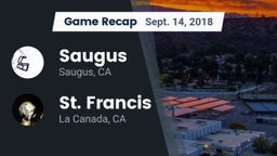 Recap: Saugus  vs. St. Francis  2018