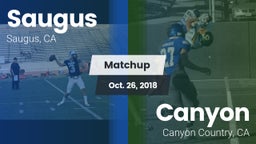 Matchup: Saugus  vs. Canyon  2018
