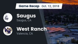 Recap: Saugus  vs. West Ranch  2018