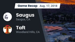 Recap: Saugus  vs. Taft  2018