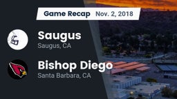 Recap: Saugus  vs. Bishop Diego  2018