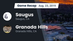Recap: Saugus  vs. Granada Hills  2019