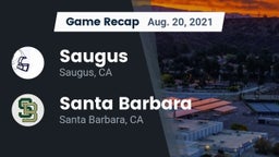 Recap: Saugus  vs. Santa Barbara  2021