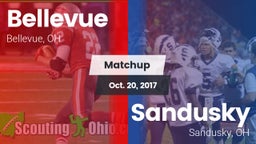 Matchup: Bellevue  vs. Sandusky  2017