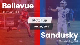 Matchup: Bellevue  vs. Sandusky  2019