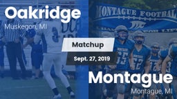 Matchup: Oakridge  vs. Montague  2019
