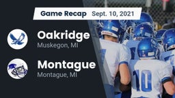 Recap: Oakridge  vs. Montague  2021