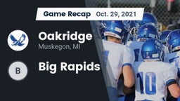 Recap: Oakridge  vs. Big Rapids 2021