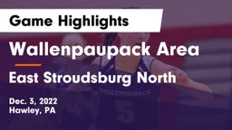 Wallenpaupack Area  vs East Stroudsburg North  Game Highlights - Dec. 3, 2022