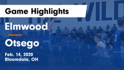 Elmwood  vs Otsego  Game Highlights - Feb. 14, 2020
