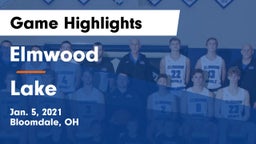 Elmwood  vs Lake  Game Highlights - Jan. 5, 2021