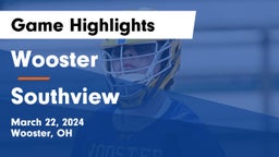 Wooster  vs Southview  Game Highlights - March 22, 2024