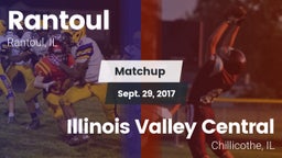 Matchup: Rantoul  vs. Illinois Valley Central  2017