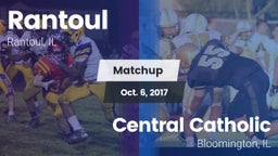 Matchup: Rantoul  vs. Central Catholic  2017