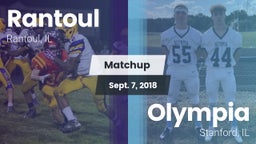 Matchup: Rantoul  vs. Olympia  2018