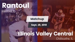 Matchup: Rantoul  vs. Illinois Valley Central  2018