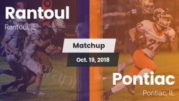 Matchup: Rantoul  vs. Pontiac  2018