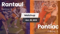 Matchup: Rantoul  vs. Pontiac  2019