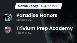 Recap: Paradise Honors  vs. Trivium Prep Academy 2021