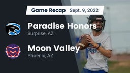 Recap: Paradise Honors  vs. Moon Valley  2022