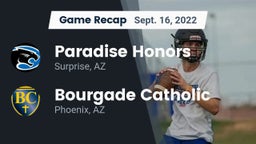 Recap: Paradise Honors  vs. Bourgade Catholic  2022