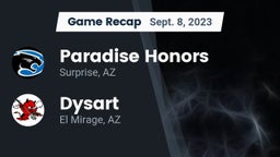 Recap: Paradise Honors  vs. Dysart  2023