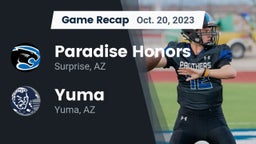 Recap: Paradise Honors  vs. Yuma  2023