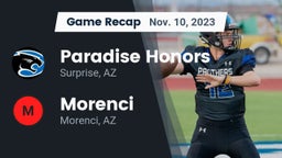 Recap: Paradise Honors  vs. Morenci  2023