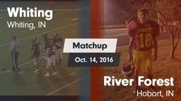 Matchup: Whiting  vs. River Forest  2016