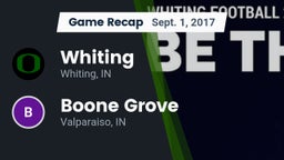 Recap: Whiting  vs. Boone Grove  2017