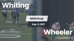 Matchup: Whiting  vs. Wheeler  2017