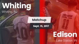 Matchup: Whiting  vs. Edison  2017